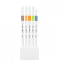 penna fineliner uni emott set no 6 nature 5-pack (emott) nature
