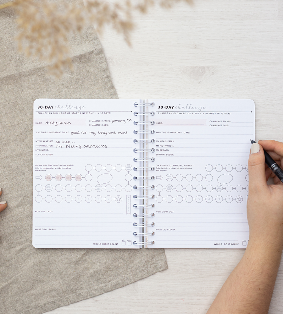 a5 anteckningsbok - spiralbindning - storlek a5 (mixbok)