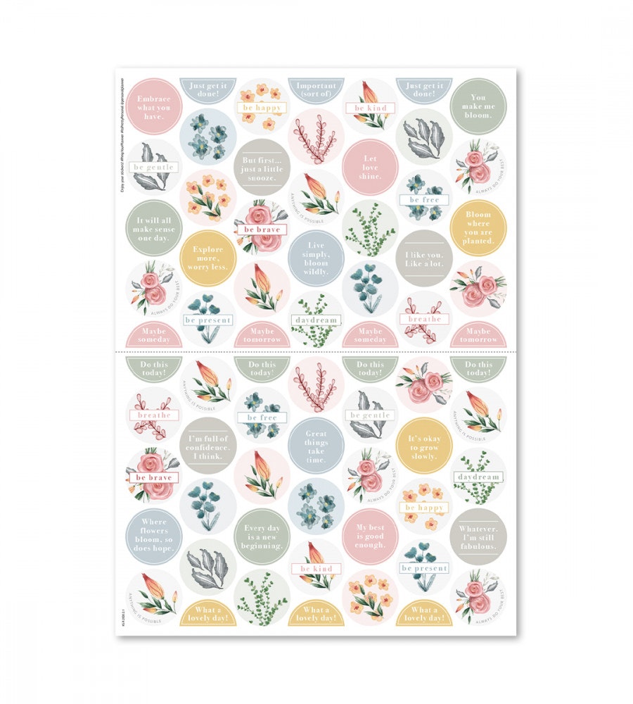 klistermarke klistermarken flourish (rounds) (rounds) multicolor