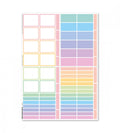 klistermarke klistermarken plain & simple (box) - pastell (box) multicolor
