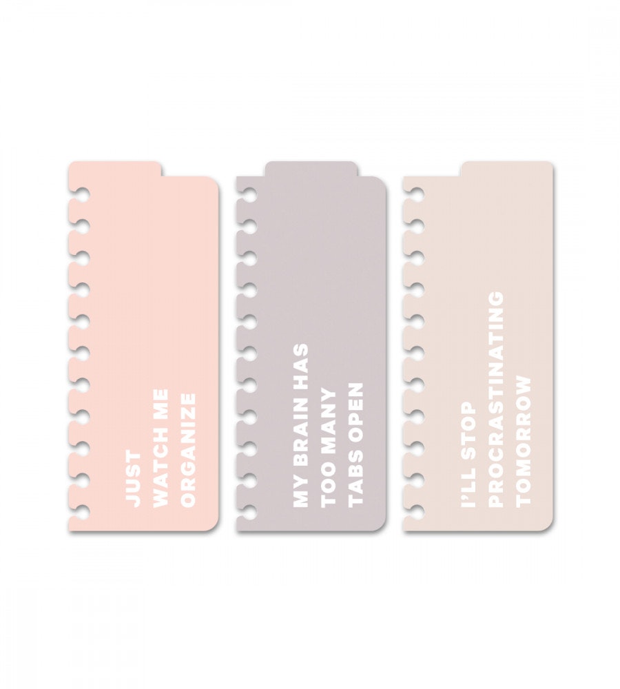 snap-in snap in-flikar dusty blush till almanacka - rosa/beige (3-pack) flerfärgad, rosa