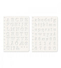 schablon ritschablon stay in shape letters till almanacka (2-pack)
