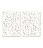 schablon ritschablon stay in shape letters till almanacka (2-pack)