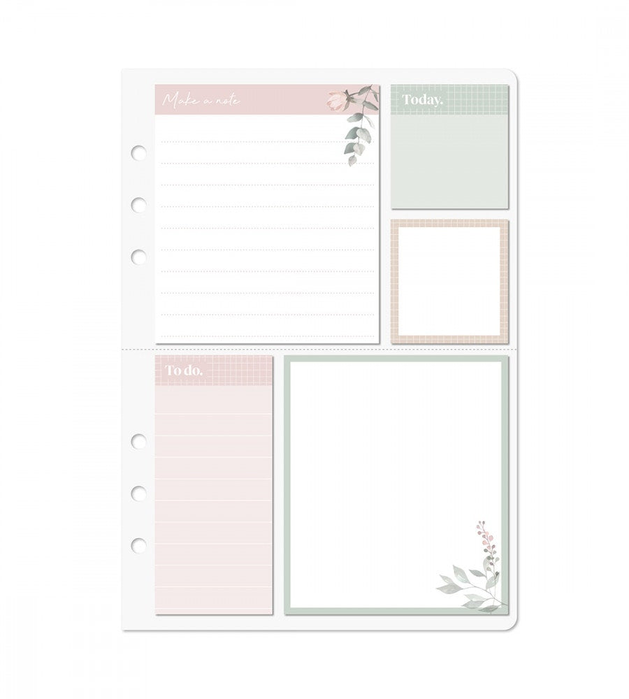 sticky-notes sticky notes bloom till systemkalender - storlek a5 (systemkalender) flerfärgad