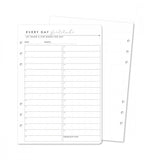 snap-in refill pages every day gratitude 12 pack for organiser - size a5 (systemkalender)