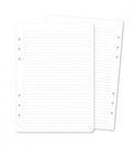 snap-in refill-sidor linjerat 12-pack till systemkalender - storlek a5 (systemkalender)