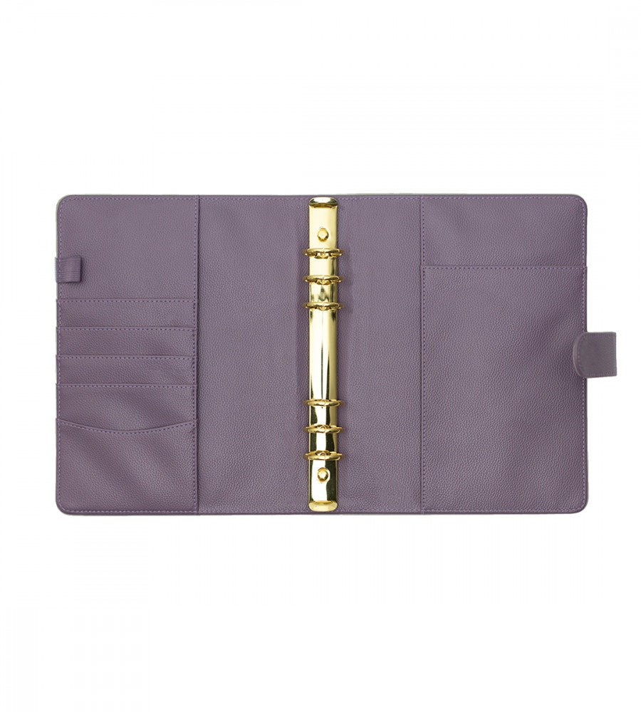 fodral ringpärm till systemkalender - storlek a5 - lila (a5) lila