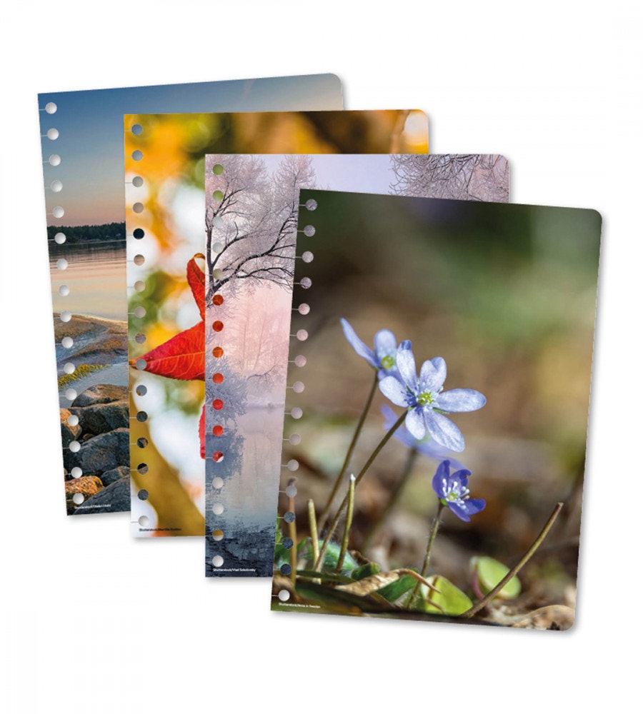 snap-in utbytbara snap in-omslag seasons till almanacka - storlek a5 (almanacka) flerfärgad