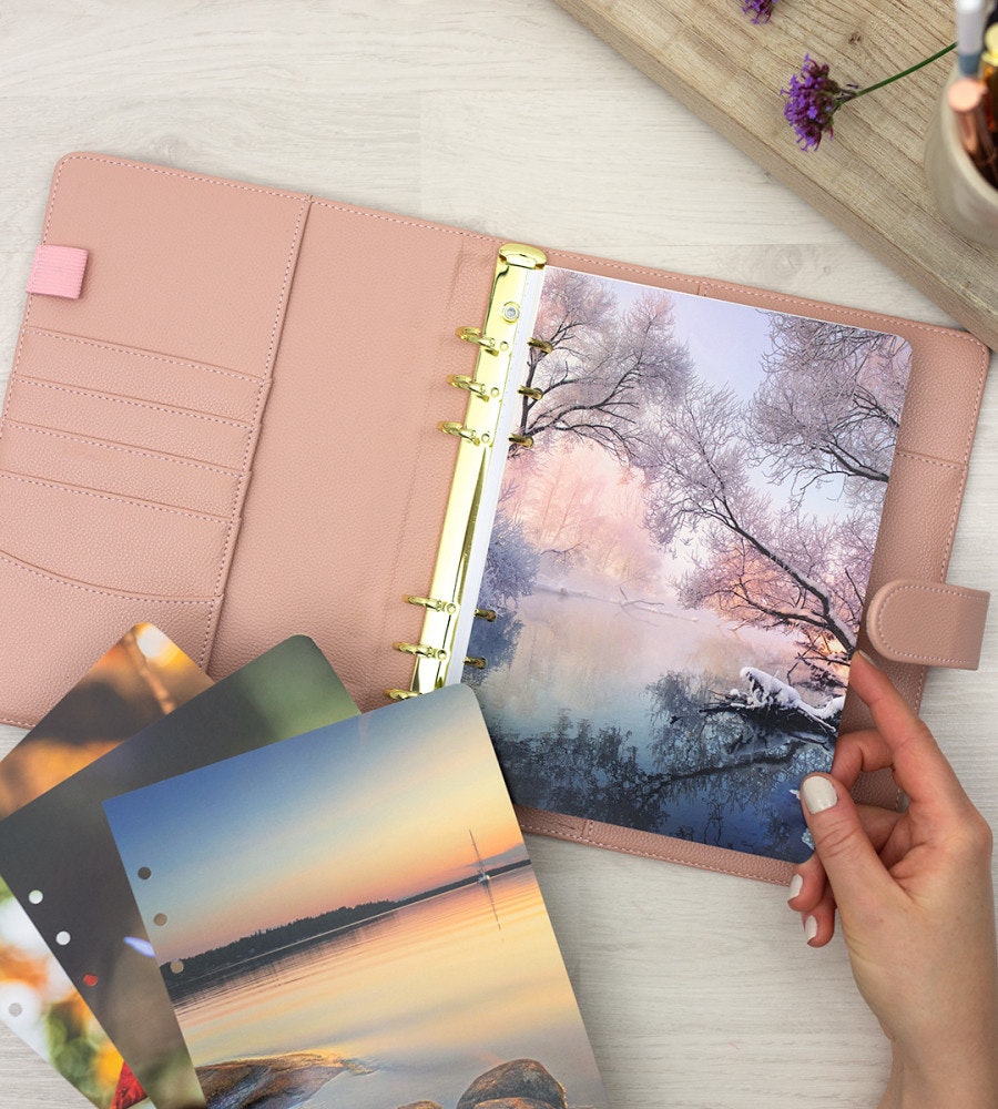 snap-in utbytbara omslag seasons till systemkalender - storlek a5 (systemkalender) flerfärgad