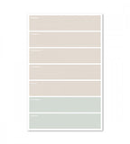 block anteckningsblock weekly a5 - beige (a5) beige