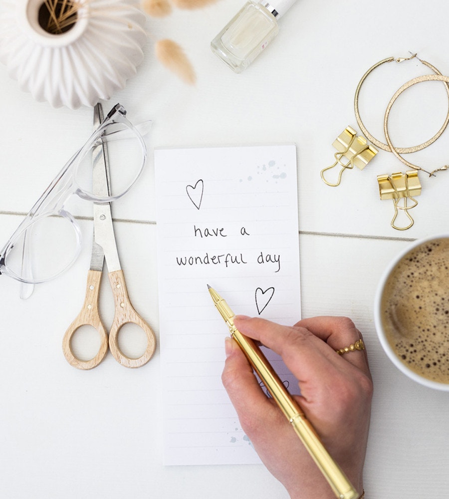 penna kulspetspenna luxe letters - guld (ball-point-pen) guld