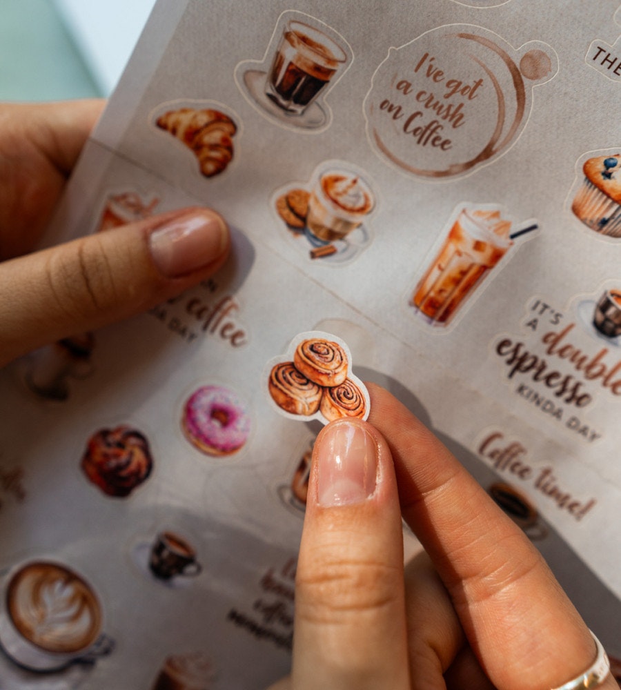 klistermarke klistermärken coffee crush (other-shapes) beige