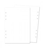 snap-in refill-sidor blanka 12-pack till systemkalender - storlek a5 (systemkalender)