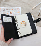 fodral ringpärm till systemkalender - storlek personal - svart (personal) svart