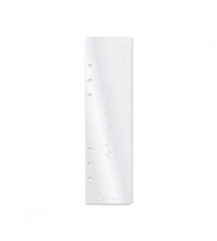 linjal linjal till systemkalender - storlek a5 - transparent (bokmarke) transparent