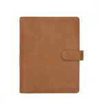 fodral ringpärm läder till systemkalender - storlek a5 - cognac (a5) cognac