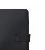 fodral ringpärm till systemkalender - storlek a5 - svart - struktur (a5) svart