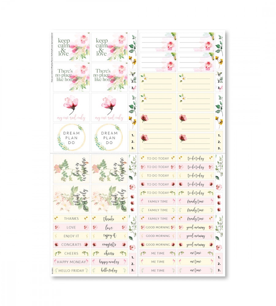 paket klistermärken lovely lot 10-pack (klistermarken)