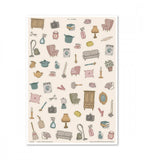 paket klistermärken lovely lot 10-pack (klistermarken)