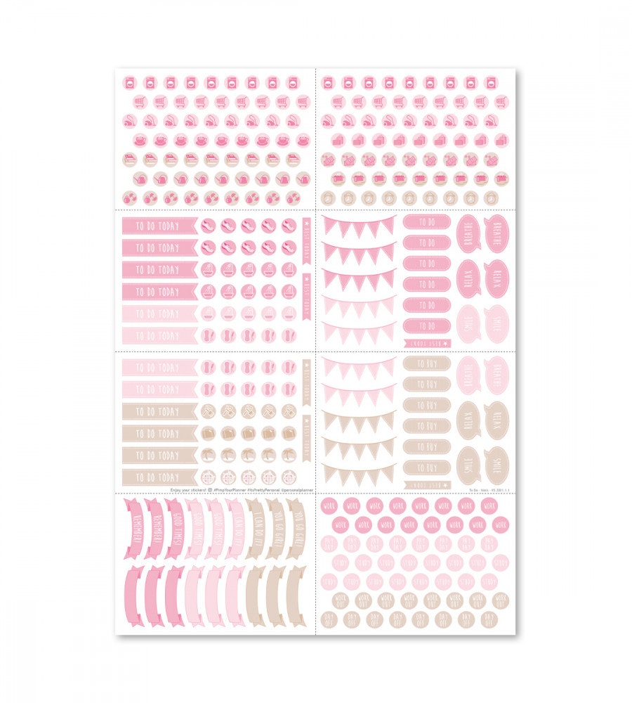 paket klistermärken lovely lot 10-pack (klistermarken)