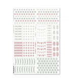 paket klistermärken lovely lot 10-pack (klistermarken)