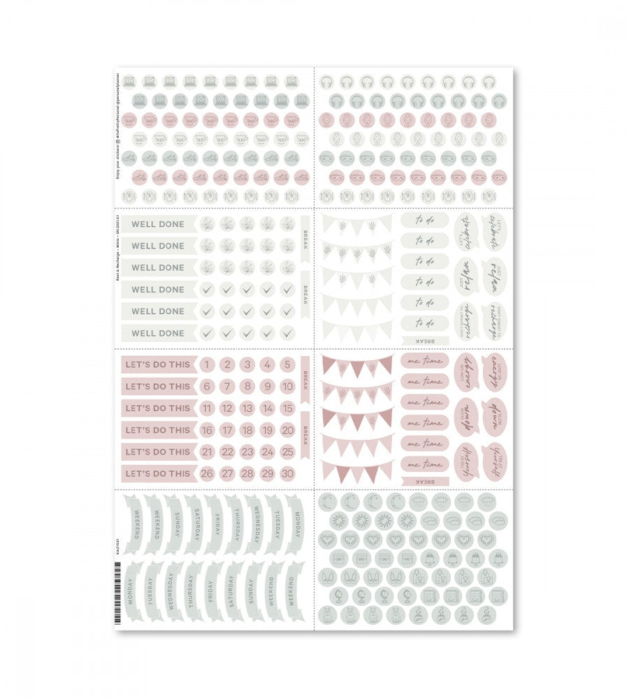 paket klistermärken lovely lot 10-pack (klistermarken)