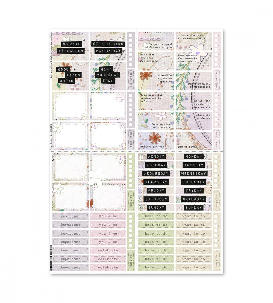 paket klistermärken lovely lot 10-pack (klistermarken)