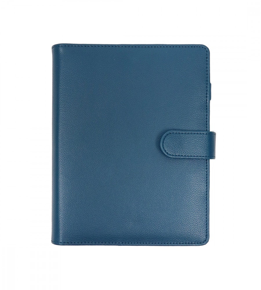 fodral ringpärm till systemkalender - storlek a5 - mörkblå (a5) mörkblå