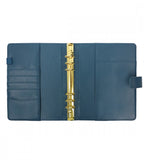 fodral ringpärm till systemkalender - storlek a5 - mörkblå (a5) mörkblå