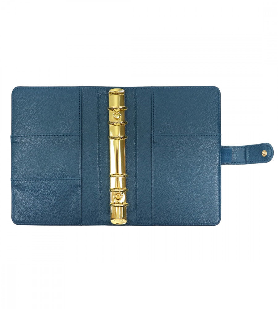 fodral ringpärm till systemkalender - storlek personal - mörkblå (personal) mörkblå