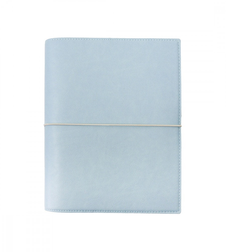fodral ringpärm filofax domino soft a5 organiser - pale blue (a5) pale blue