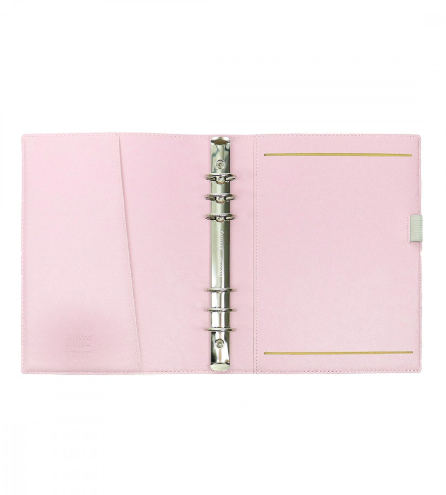 fodral ringpärm filofax domino soft a5 organiser - pale pink (a5) pale pink