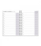 a5 personlig bullet journalbok - storlek a5 - spiralbunden (anteckningsbok)