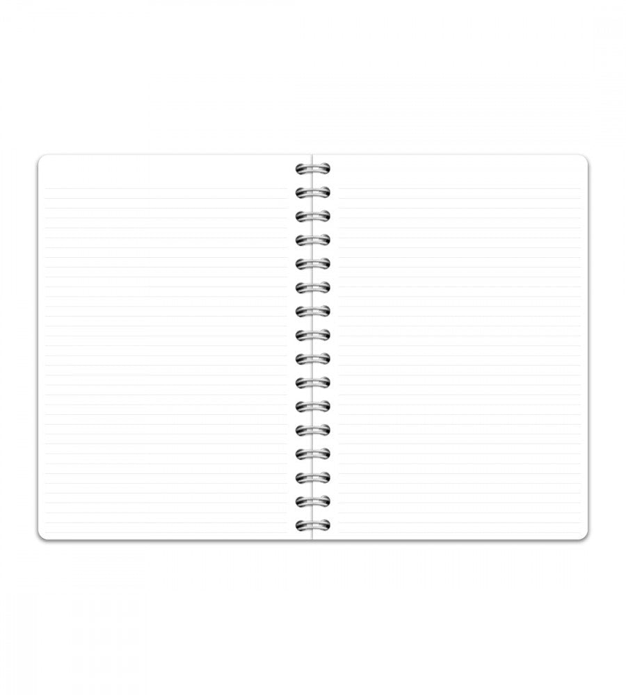 a5 personlig selfcarebok - storlek a5 - spiralbunden (anteckningsbok)