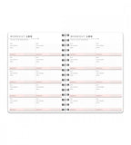 a5 personlig selfcarebok - storlek a5 - spiralbunden (anteckningsbok)