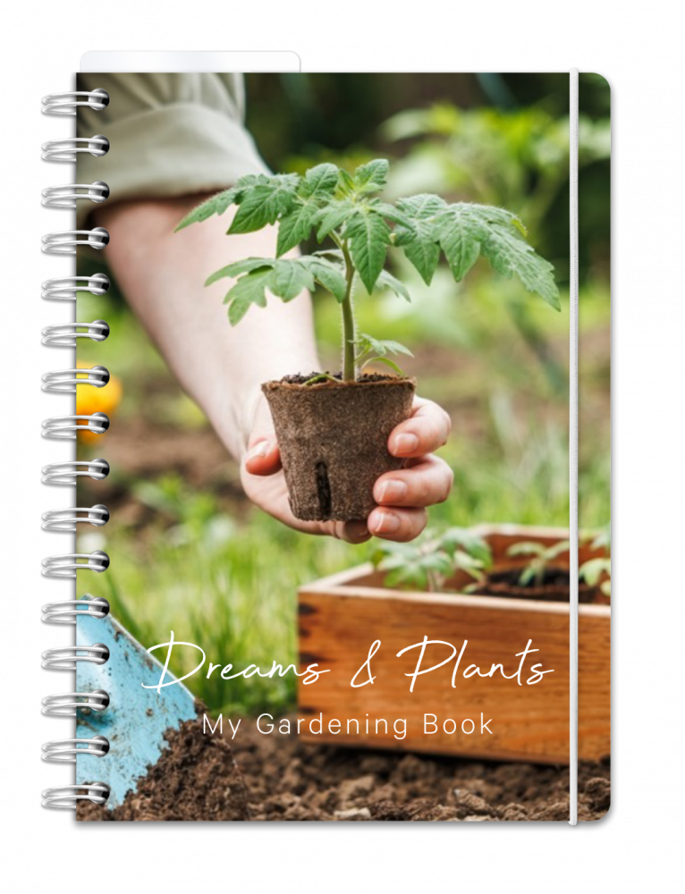 a5 personlig trädgårdsbok - storlek a5 - spiralbunden (anteckningsbok)