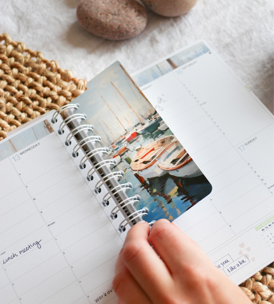 snap-in snap in-flikar ocean stories till almanacka (3-pack) blåbrun