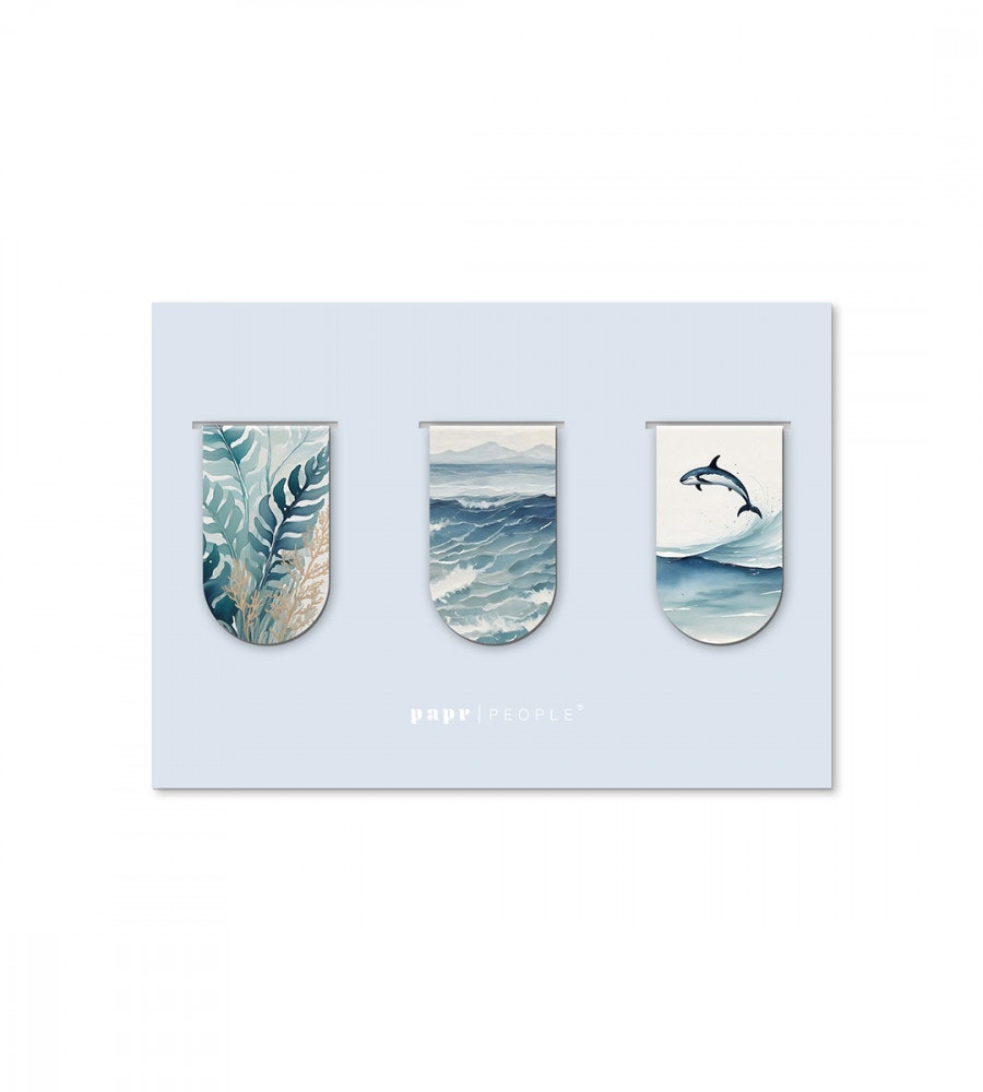 paket kit ocean stories till almanacka - storlek a5, a4 (kit) blå/brun