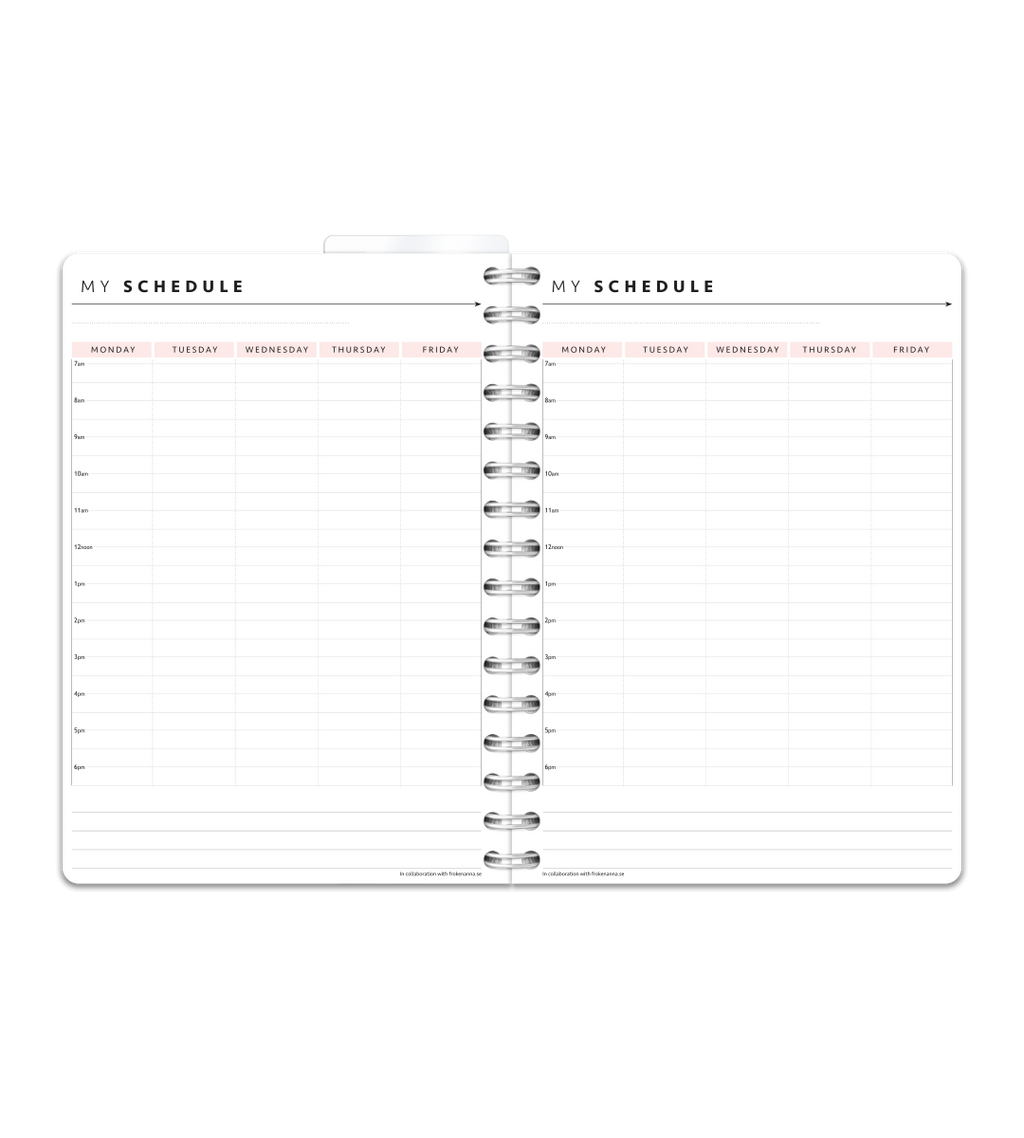 Spiral Binding A5 - Teacher Planner