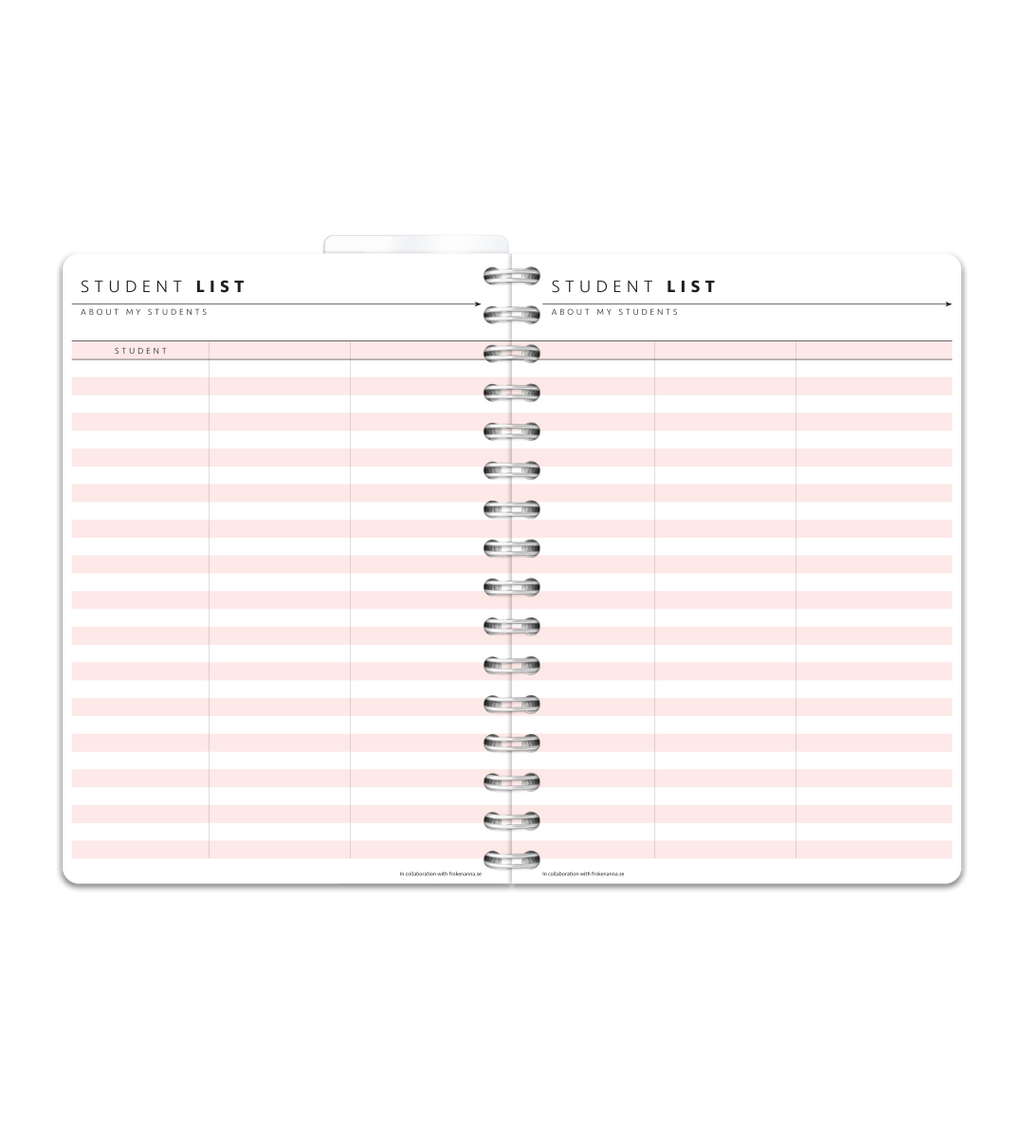 Spiral Binding A5 - Teacher Planner