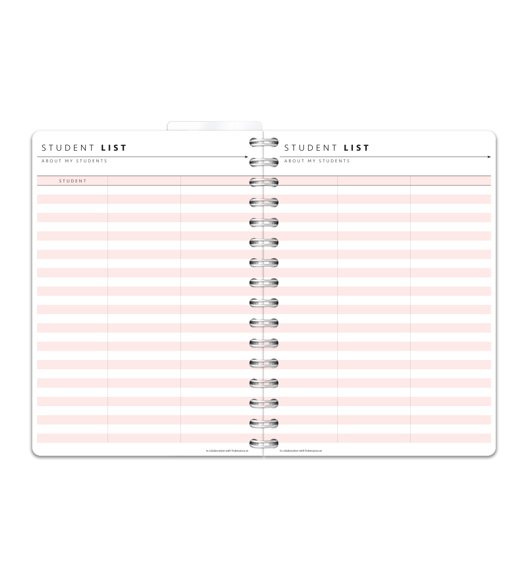 Spiral Binding A5 - Teacher Planner