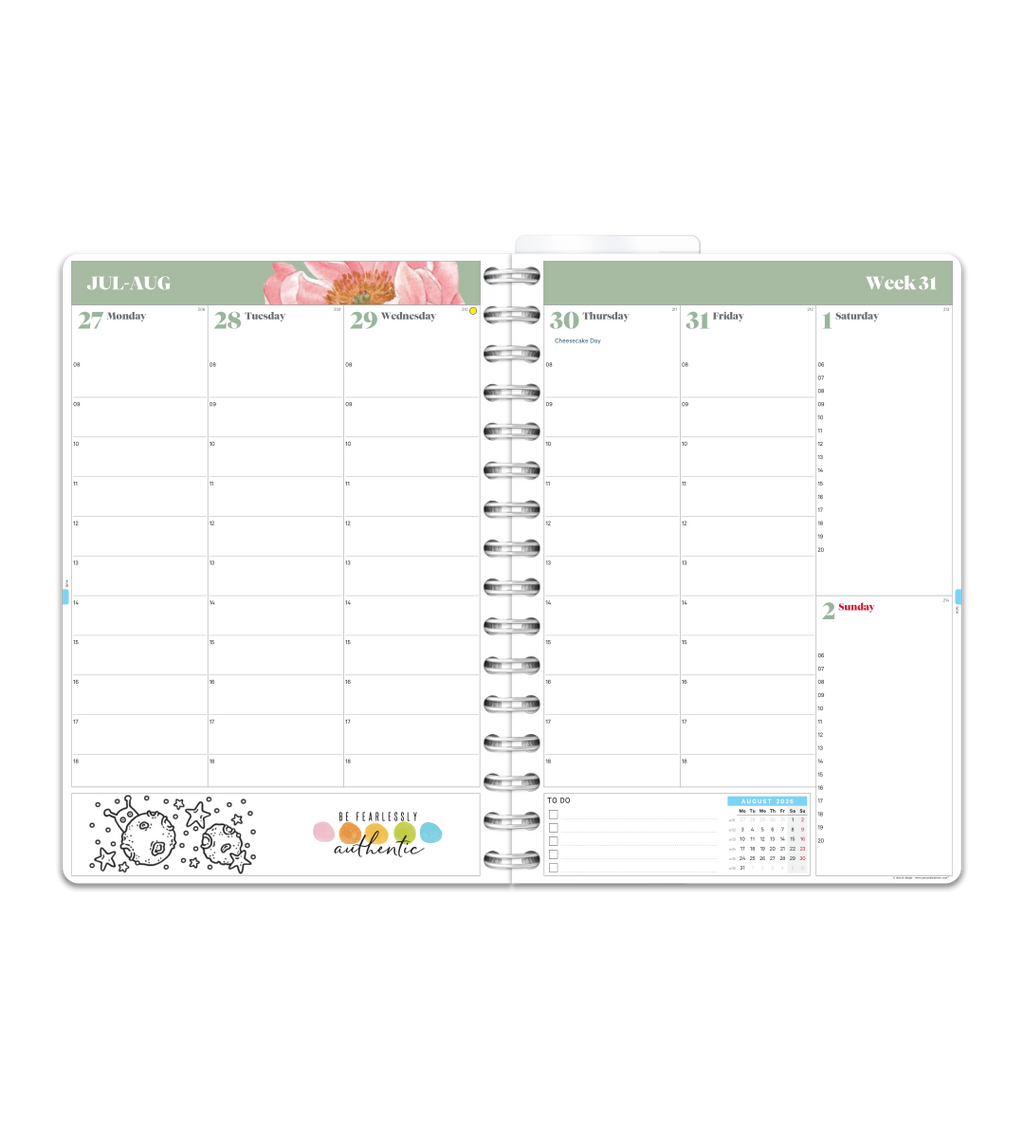 Spiral Binding A5 - Teacher Planner