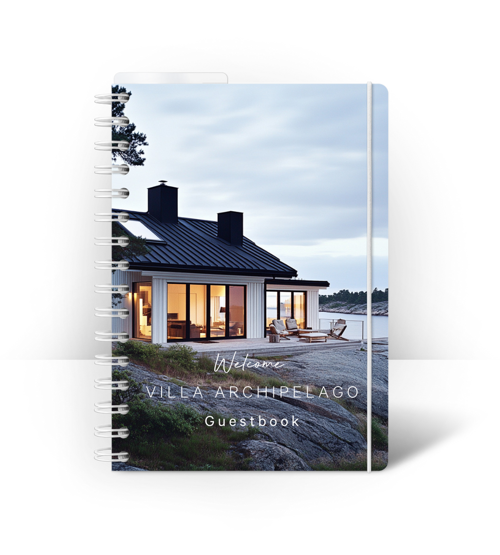 Spiral Binding A5 - Guest Book