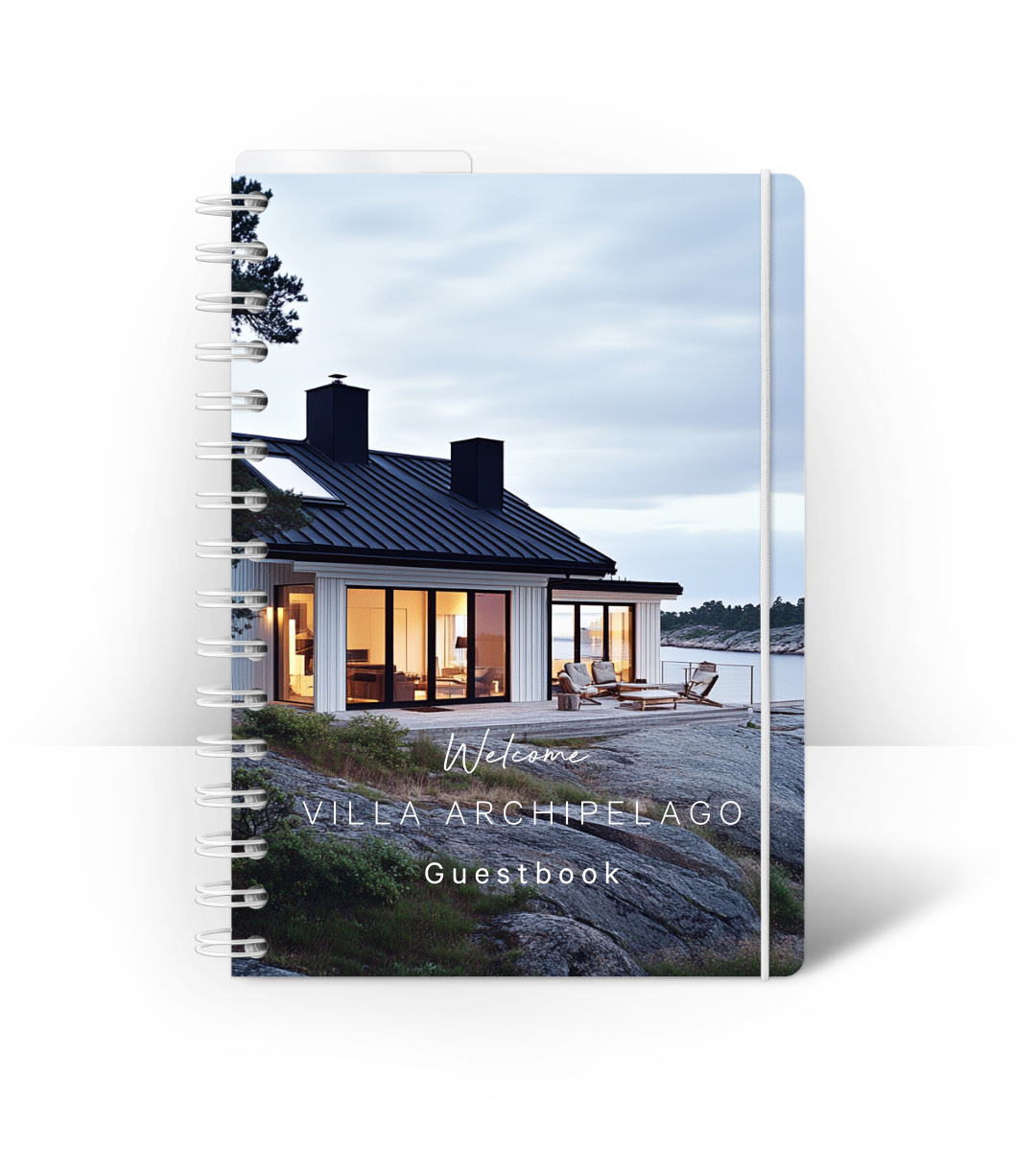 Spiral Binding A5 - Guest Book