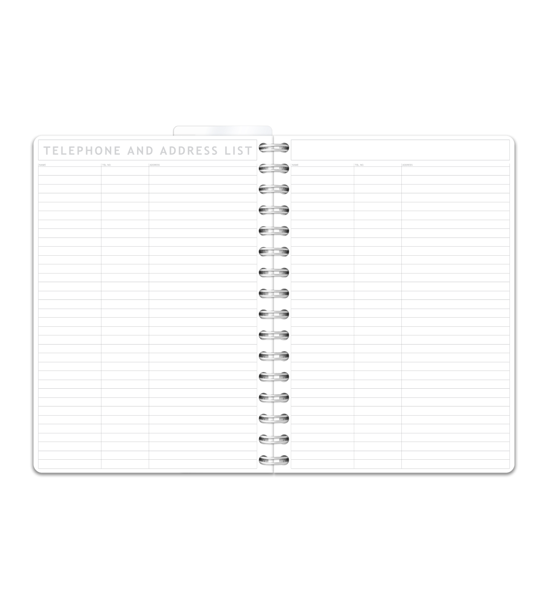 Spiral Binding A5 - Guest Book