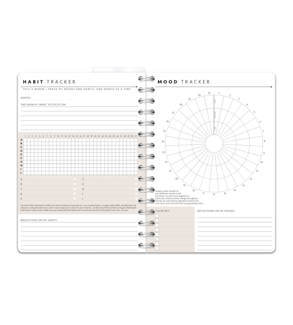 Spiral Binding A5 - Self-Care Journal