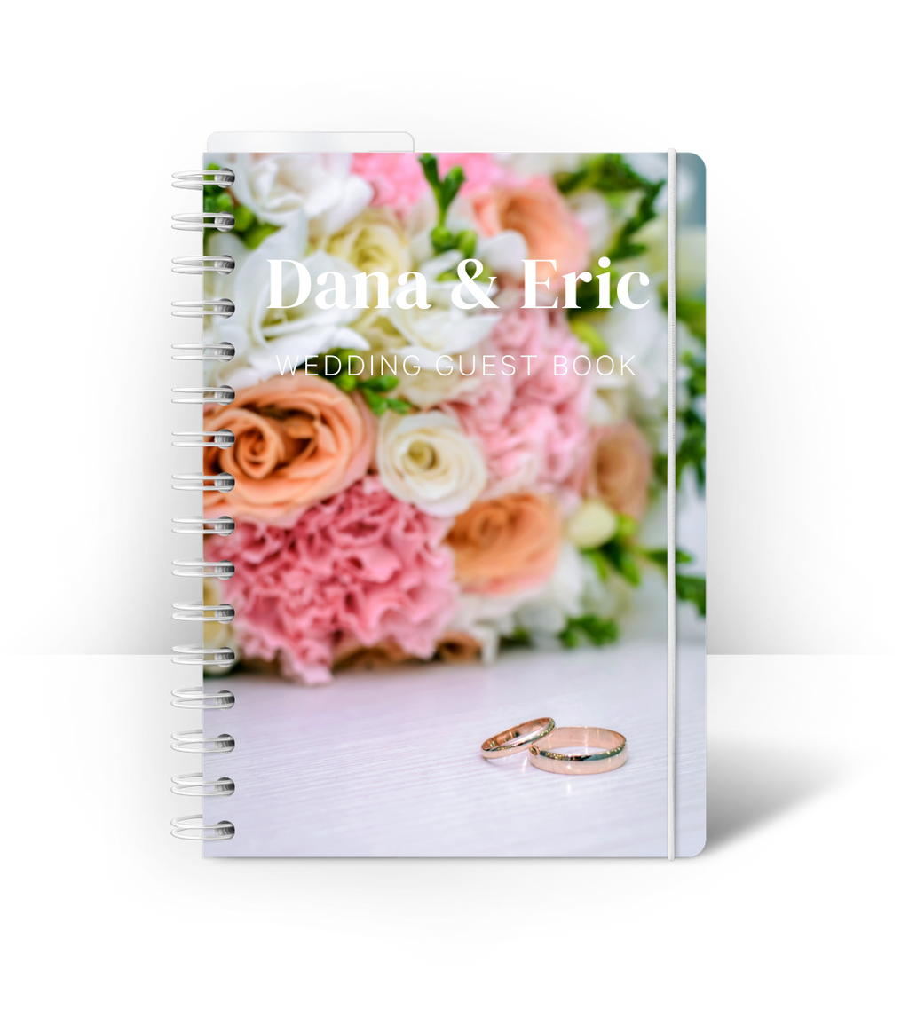Spiral Binding A5 - Wedding Guest Book
