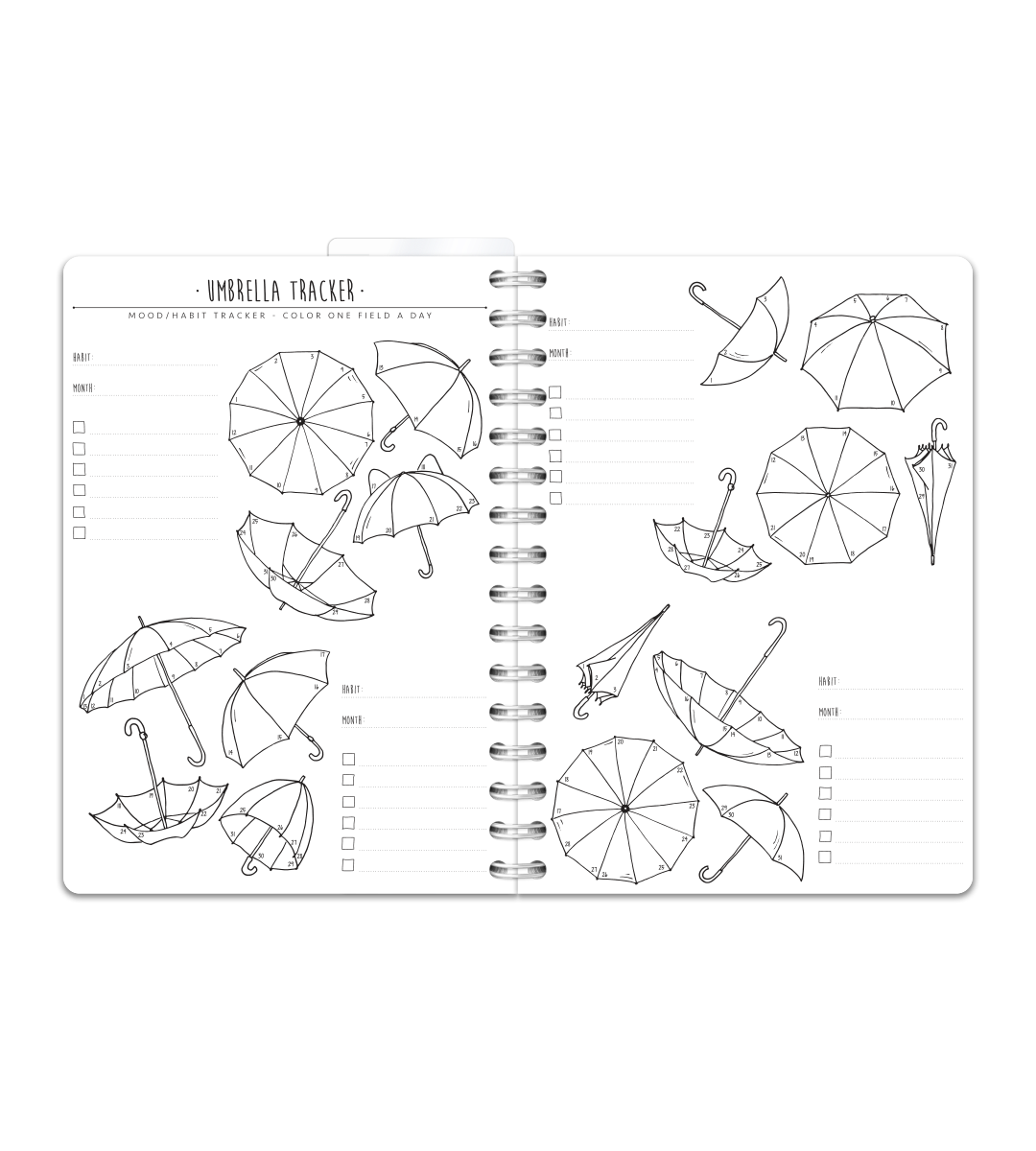 Spiral Binding A5 - Bullet Journal