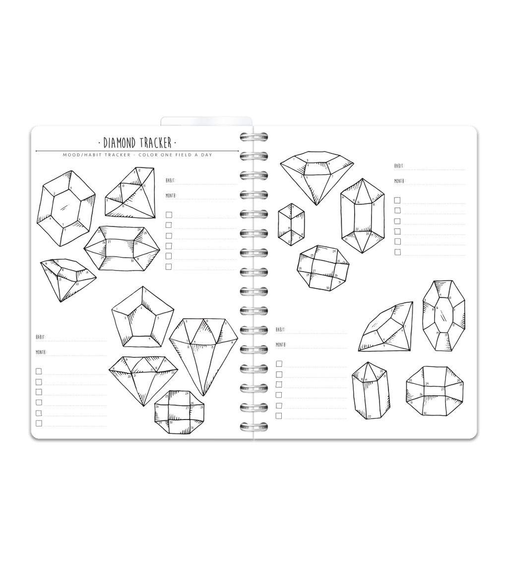 Spiral Binding A5 - Bullet Journal