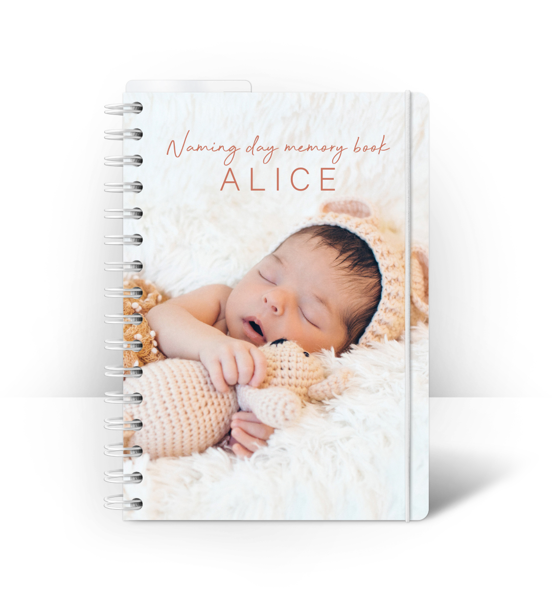 Spiral Binding A5 - Baby Guest Book